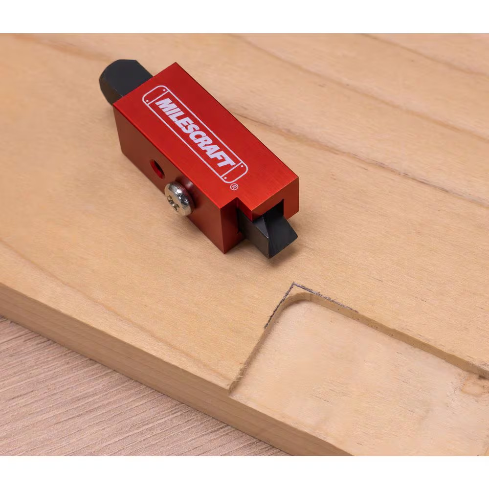 Corner Chisel Is Spring Loaded for Squaring Hinge Recesses