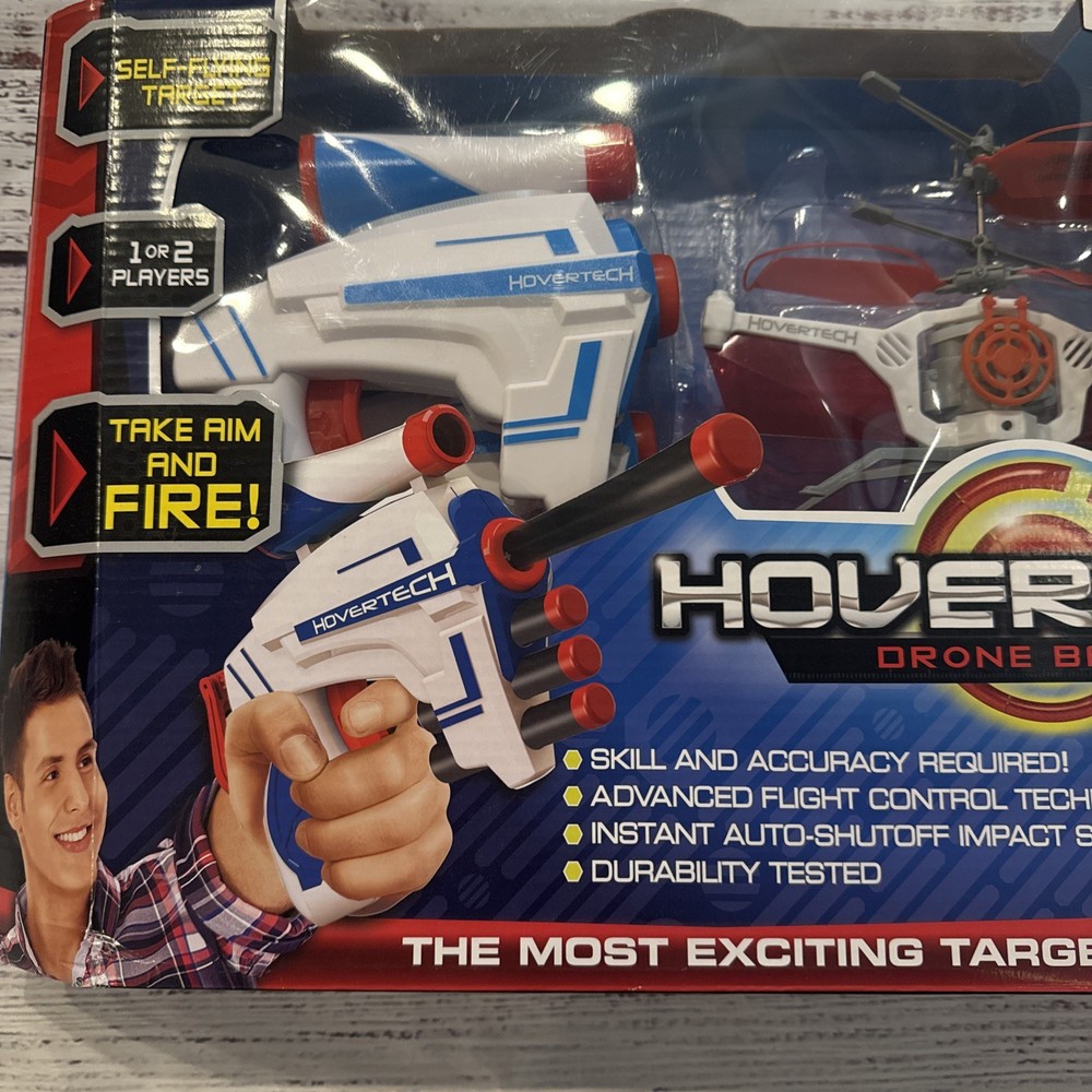 Hovertech Battle FX 3.0 Sky Blast Shooting Drone Game New In Box