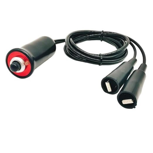 Heavy Duty Remote Starter Switch2V Push Button with 5ft Wire and Alligator 1