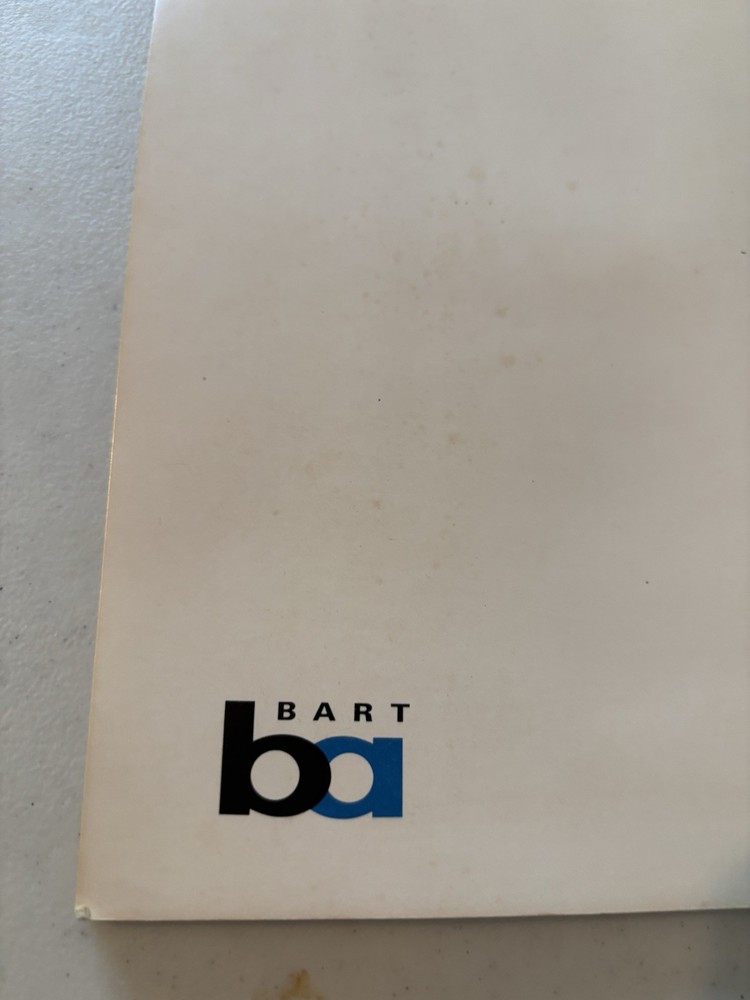 BART Bay Area Rapid Transit Off and Running 1972 by Strapac