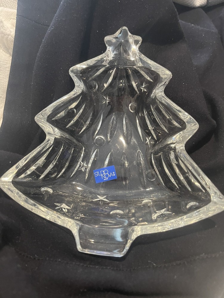 Studio Nova Crystal Christmas Tree Candy Dish