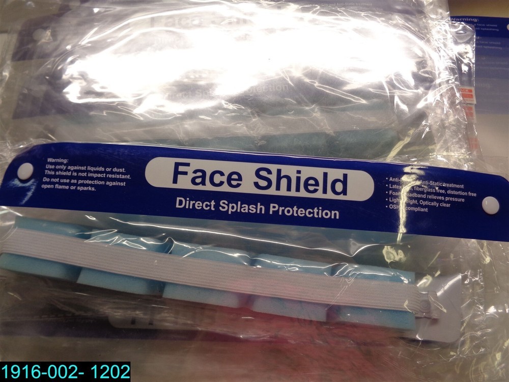 QTY=23: Clear Protective Face Shields