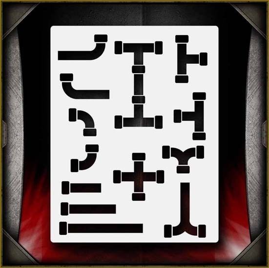 Pipe Dreams 2 Airbrush Stencil Template Airsick