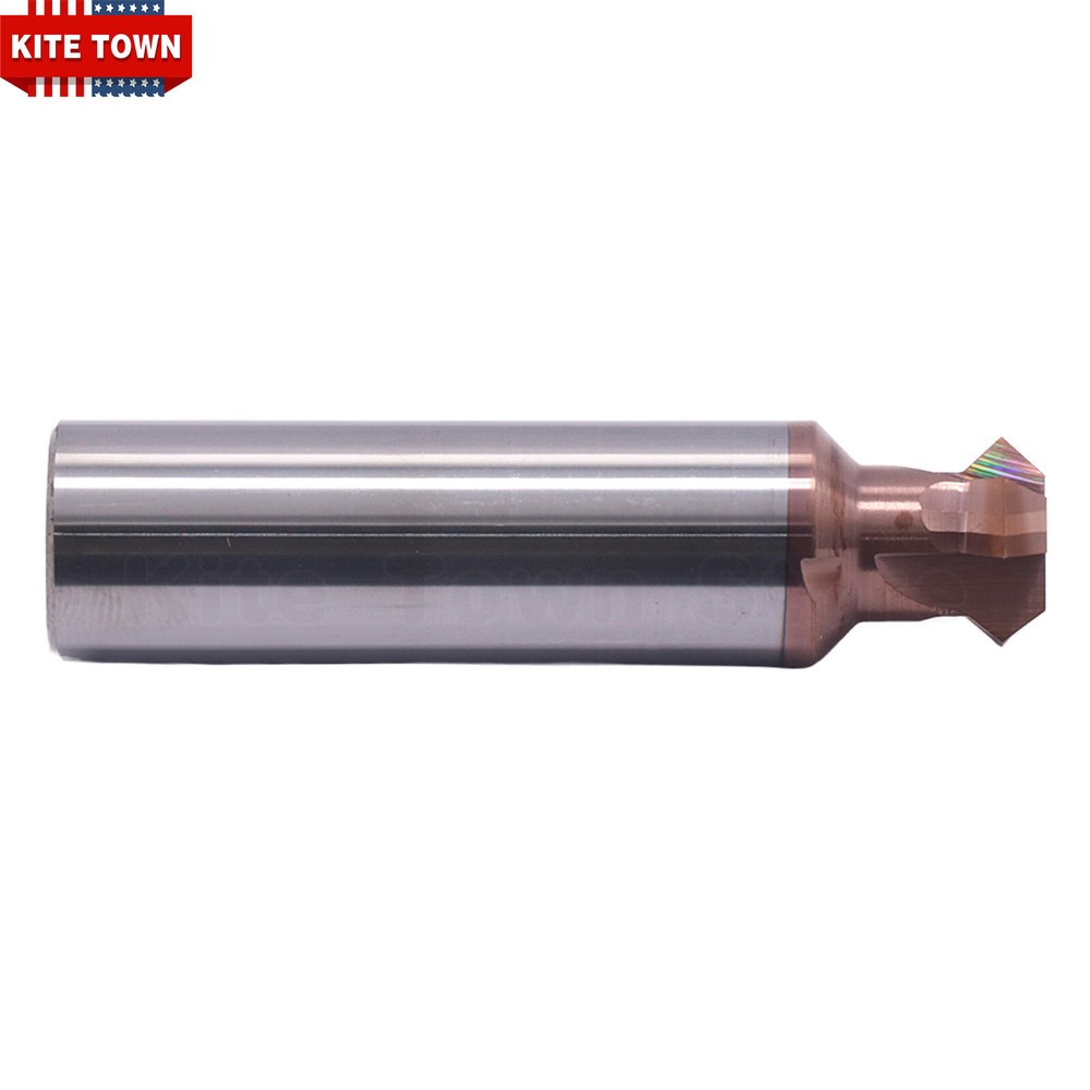 3 Flute Solid Carbide Picatinny Rail Form Tool, End Mill Cutter - TiSiN Coated