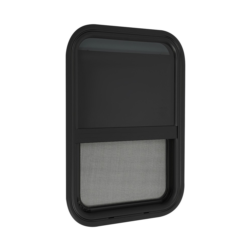 NEW RV Window Rectangular Slide Window Clip-on Mounting Vertical Venting Window