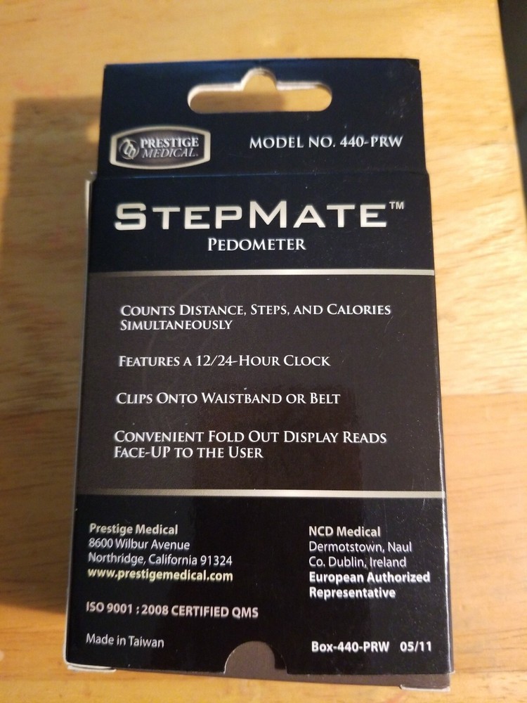 Prestige Medical StepMate Pedometer #440-PRW