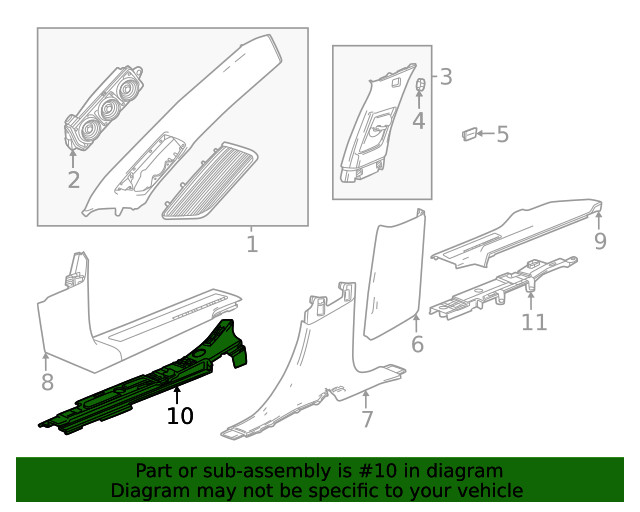 Genuine GM Support Bracket 85532070