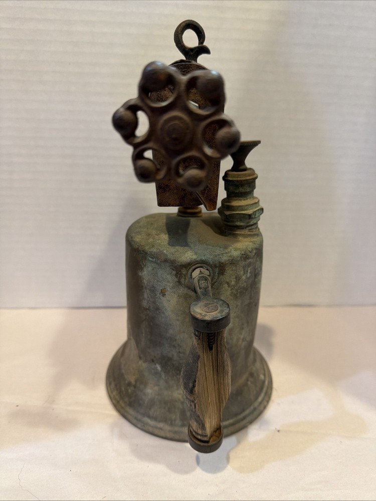 Vtg Turner Brass Kerosene Blow Torch-Untested-Display
