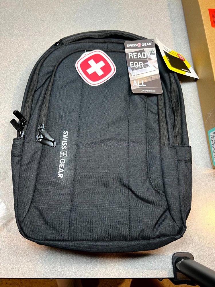 Swiss Gear 3573 Compact Laptop Backpack Black