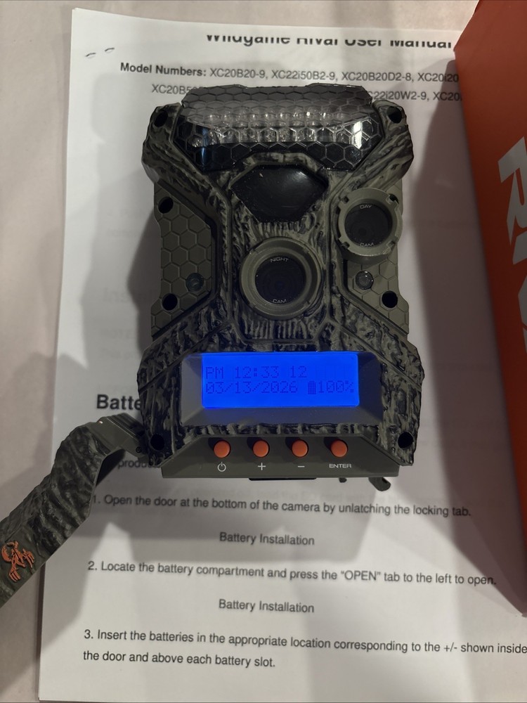 WILDGAME INNOVATIONS 22MP 100 Ft Illumination Range 1/2 Sec Trigger Speed.