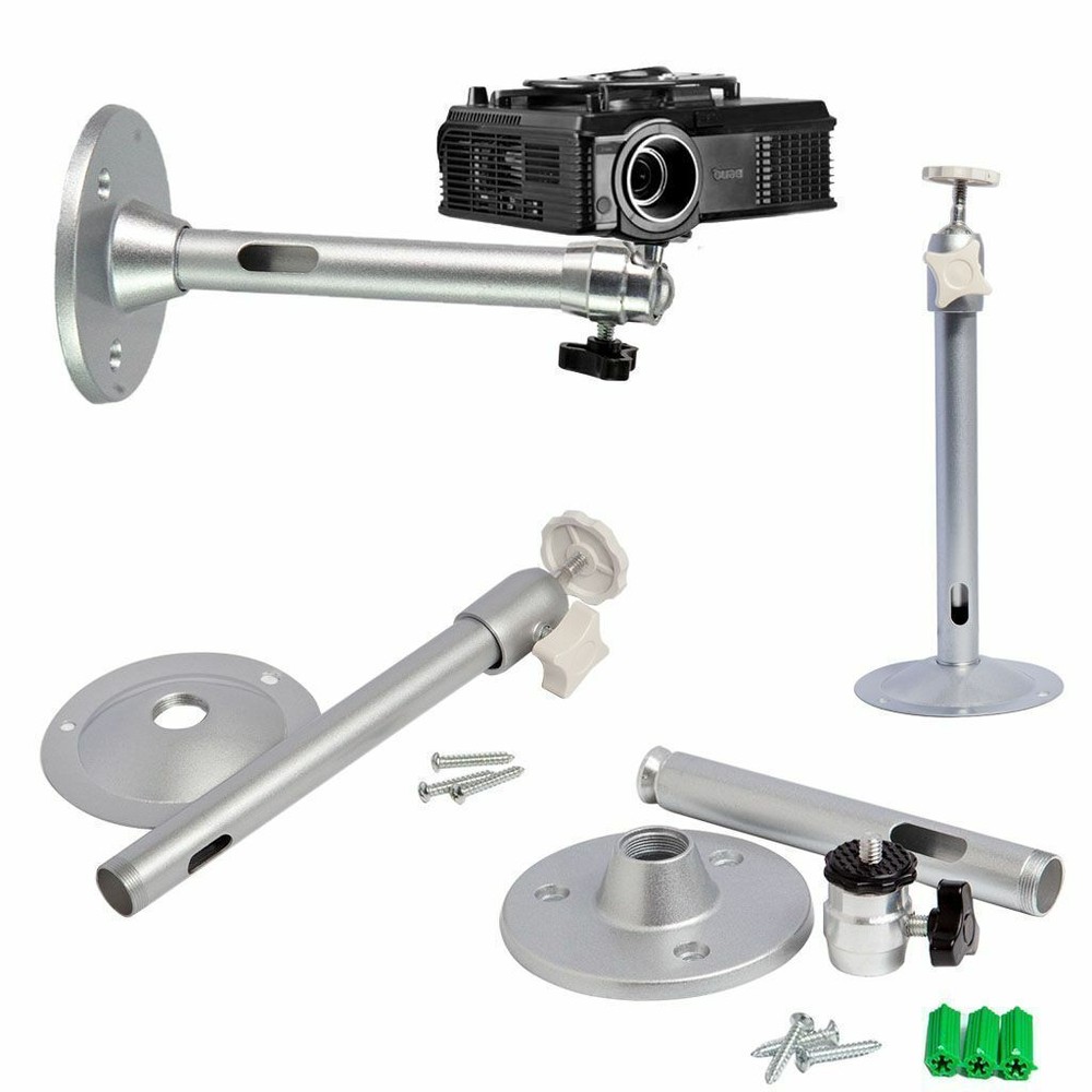 18/22cm Universal LCD DLP Mini Projector Ceiling Wall Mount Bracket Aluminium