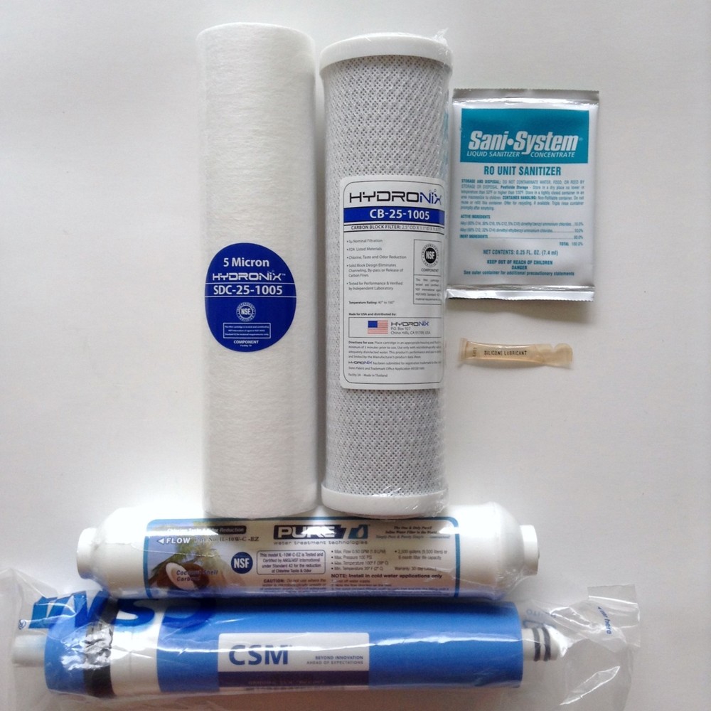 WATTS 415 4-STAGE ANNUAL REPLACEMENT PACK, 1/4" FPT INLINE