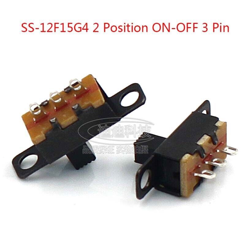 Mini 2 Position ON-OFF 3 Pin Slide PCB Panel Power Micro Switch SPDT Microswitch