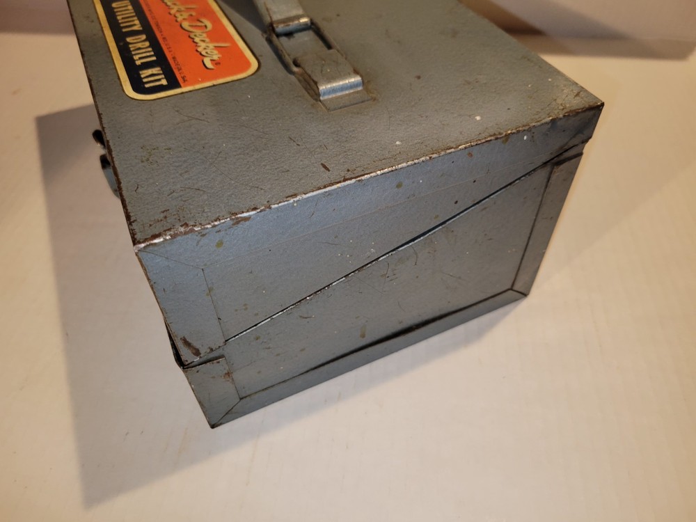 Vintage Black & Decker Utility Drill Kit Tool Box (Drill Not Included.)