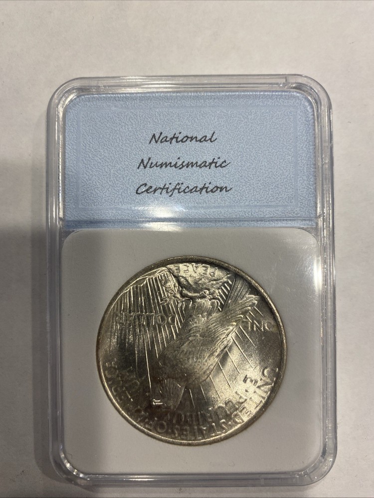 1922-P Peace Silver Dollar $1 NGC MS64 In Case