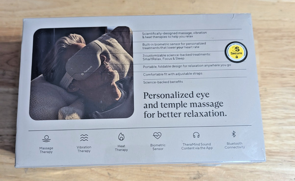 New Therabody Smart Goggles Unopened Package