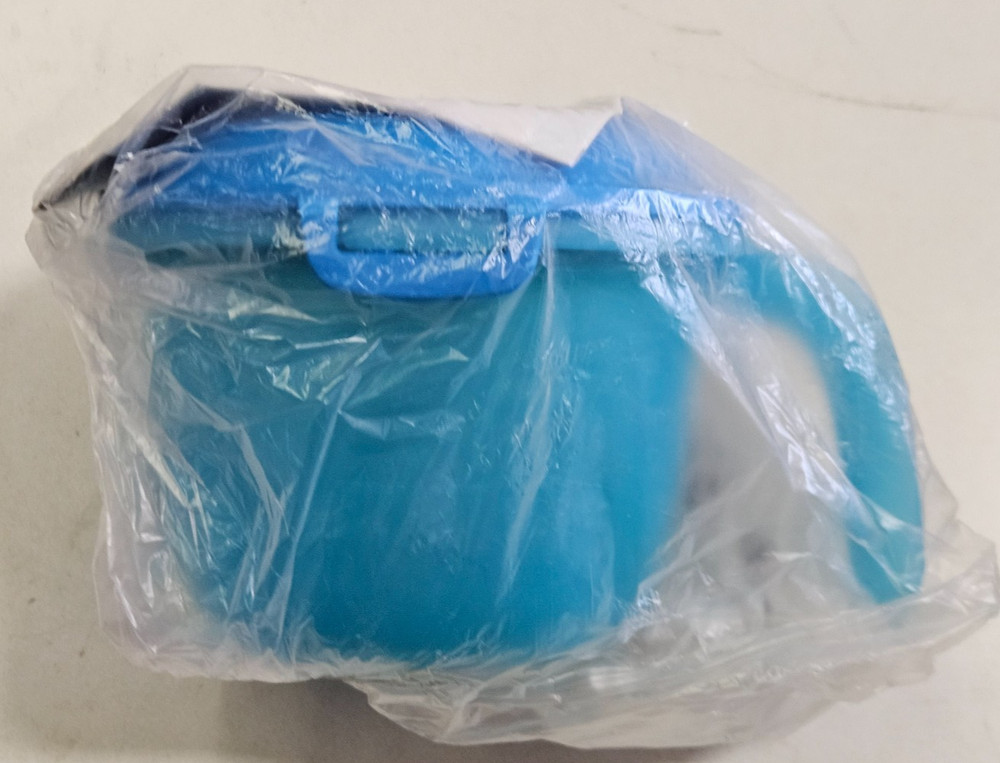 Tupperware 2012 Blue Individual Microwave 2.3 Cup (550 ml) Rice Maker