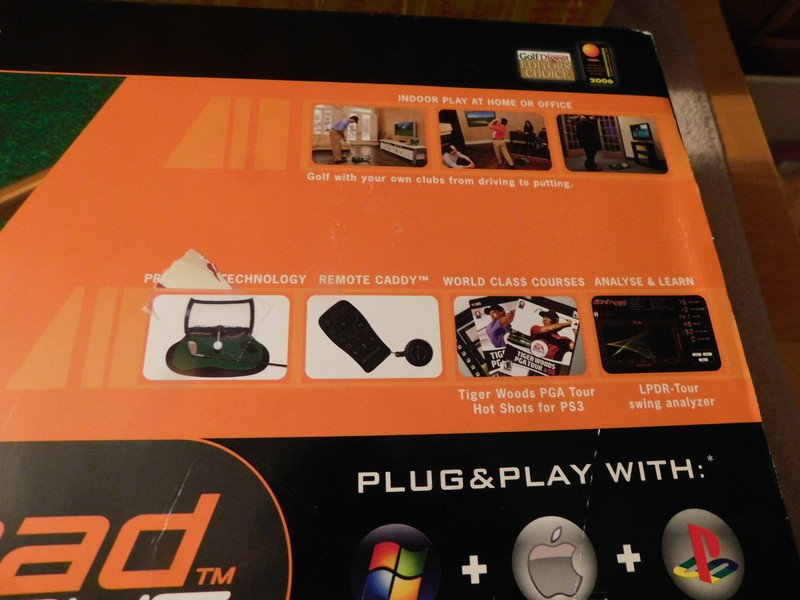 Vintage Golf Lauchpad Tour Advanced Golf Simulator for PC, Mac, PS3 Open Box