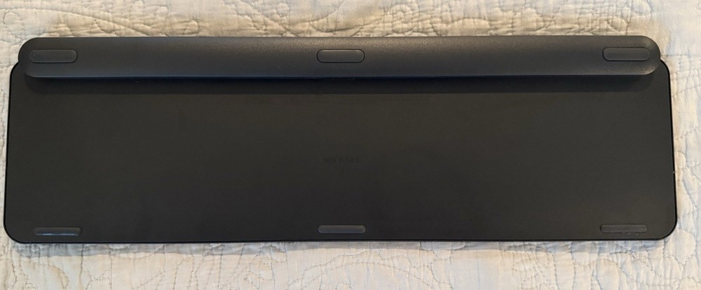 Logitech MX Keys Wireless Keyboard, Graphite, With New Unifying Dongle