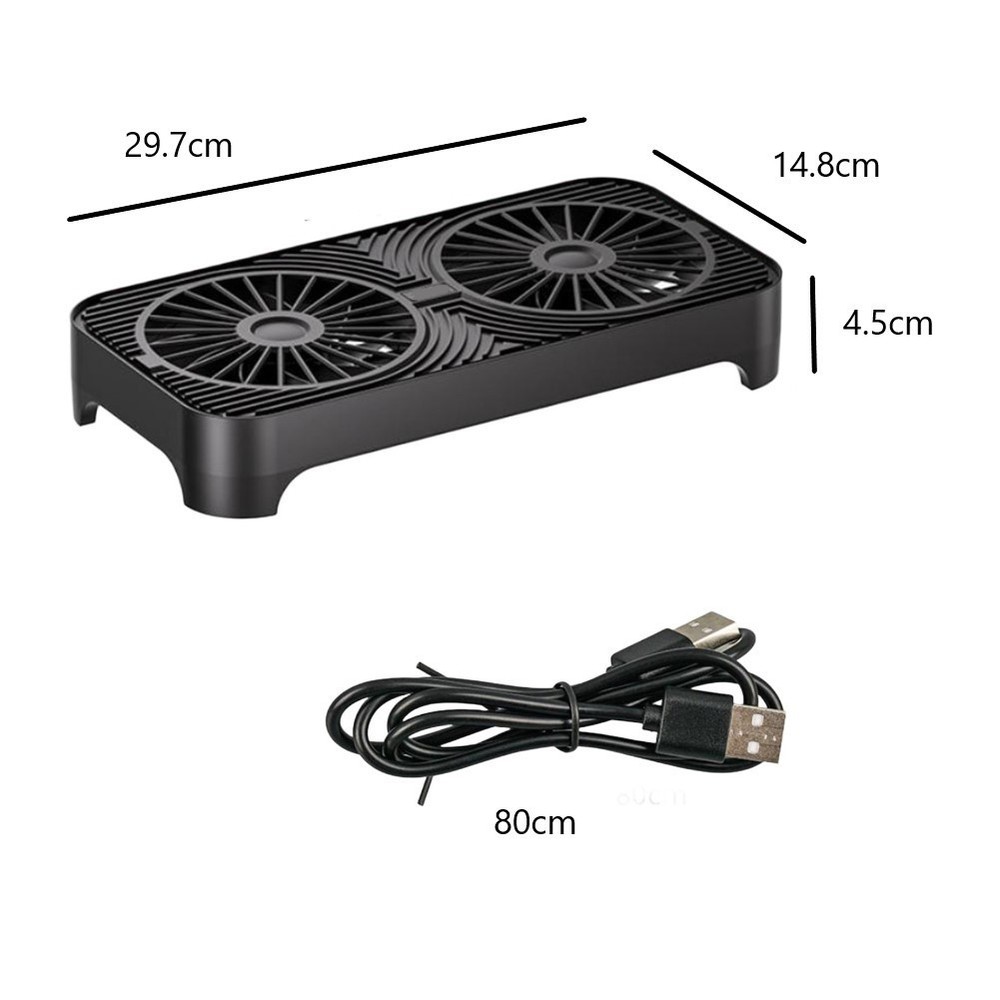 Cooling Base with 140mm Silent Fan for Routers Modems Set Top Boxes FORMINI