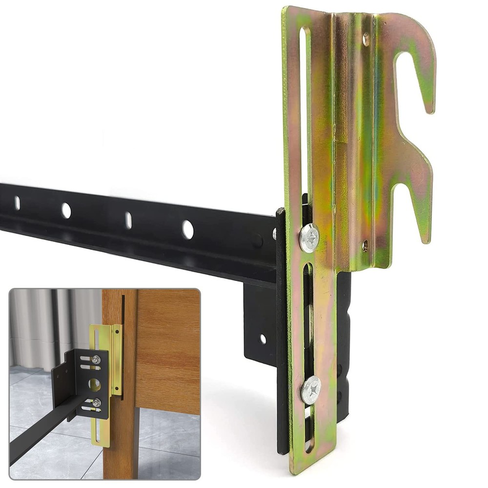 2Pcs 711 Bolt on to Hook Bed Frame Conversion Brackets with Metallic