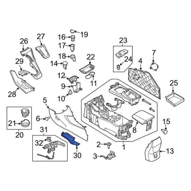Genuine Ford Manual Transmission Shift Boot CV6Z-2404-CB