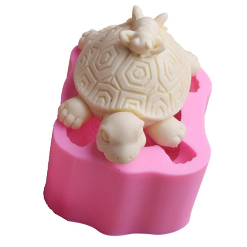 Cake Chocolate Clay Soap Decorating Baking for Turtle Polymer Craft DIY Molds To