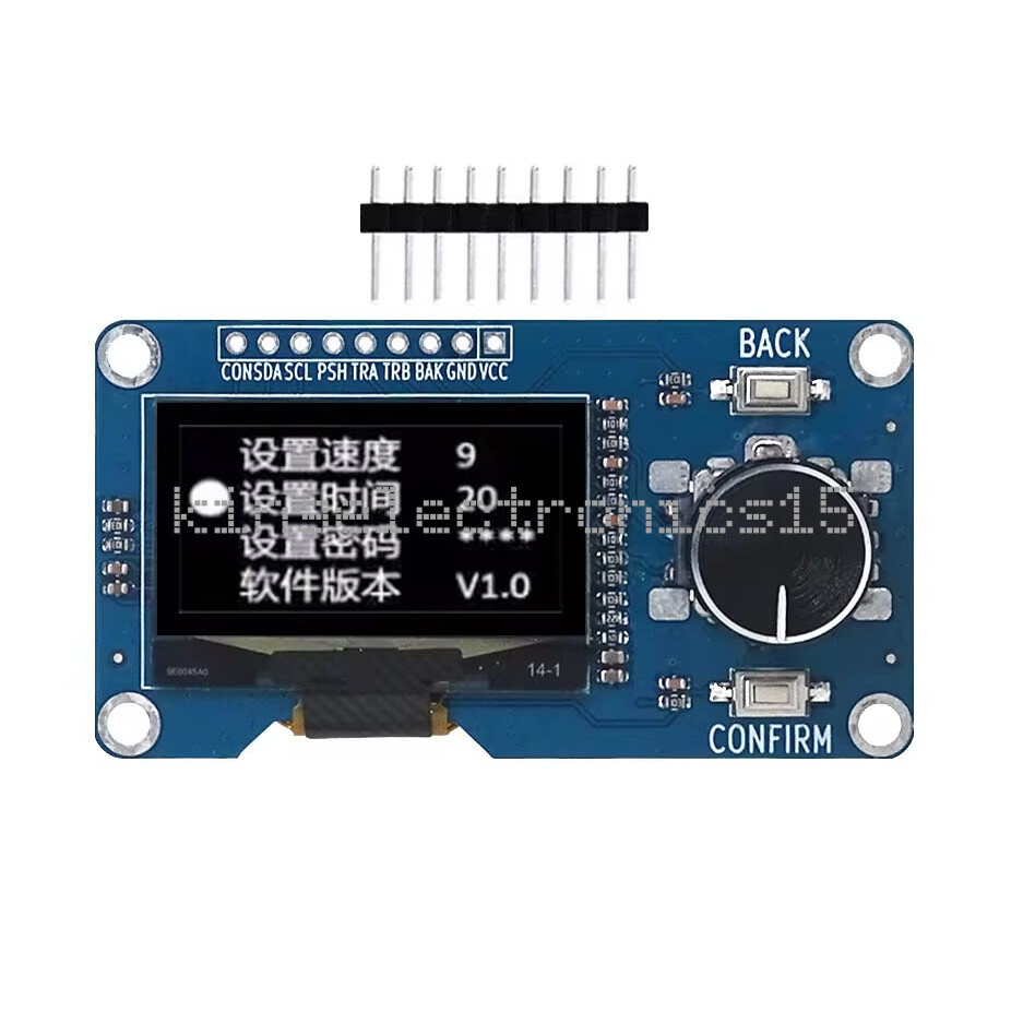 1.3 Inch OLED Display Screen With EC11 Rotary Encoder Module IIC Interface