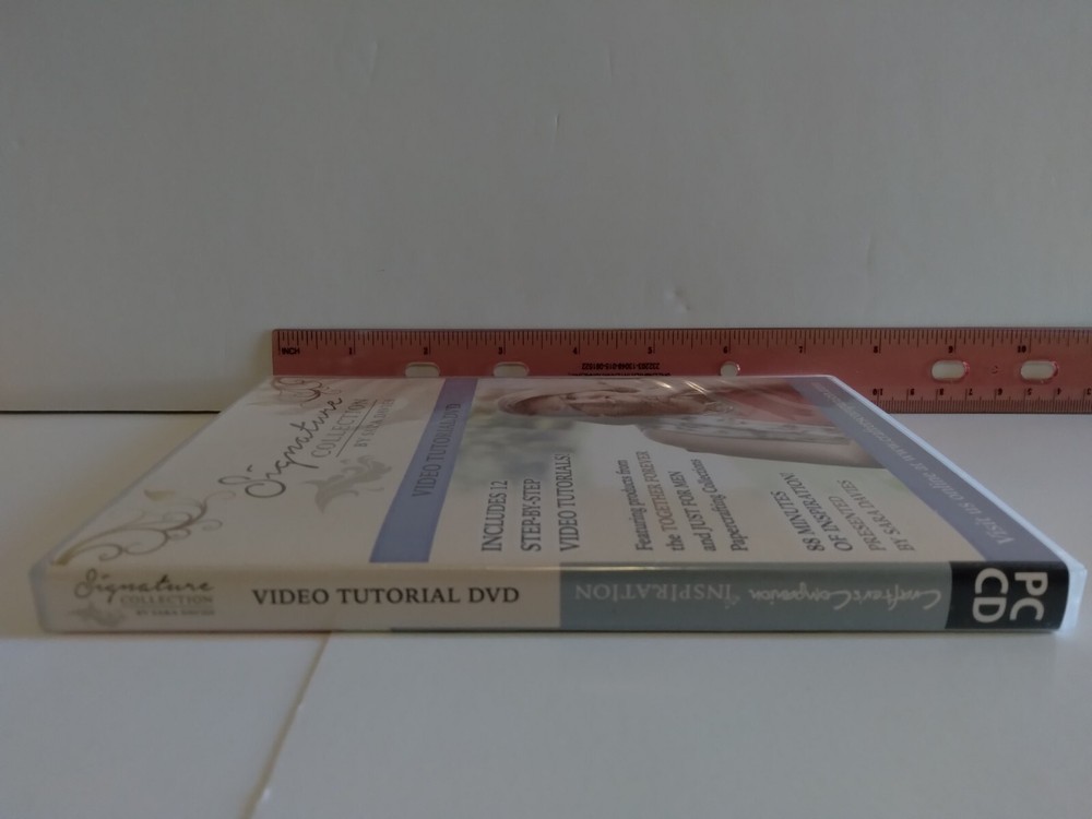 Signature Collection Video Tutorial DVD &Crafters Companion Inspiration PC-CDRom