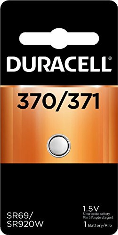 3 Pcs Duracell 370/371 1.5V Silver Oxide Battery