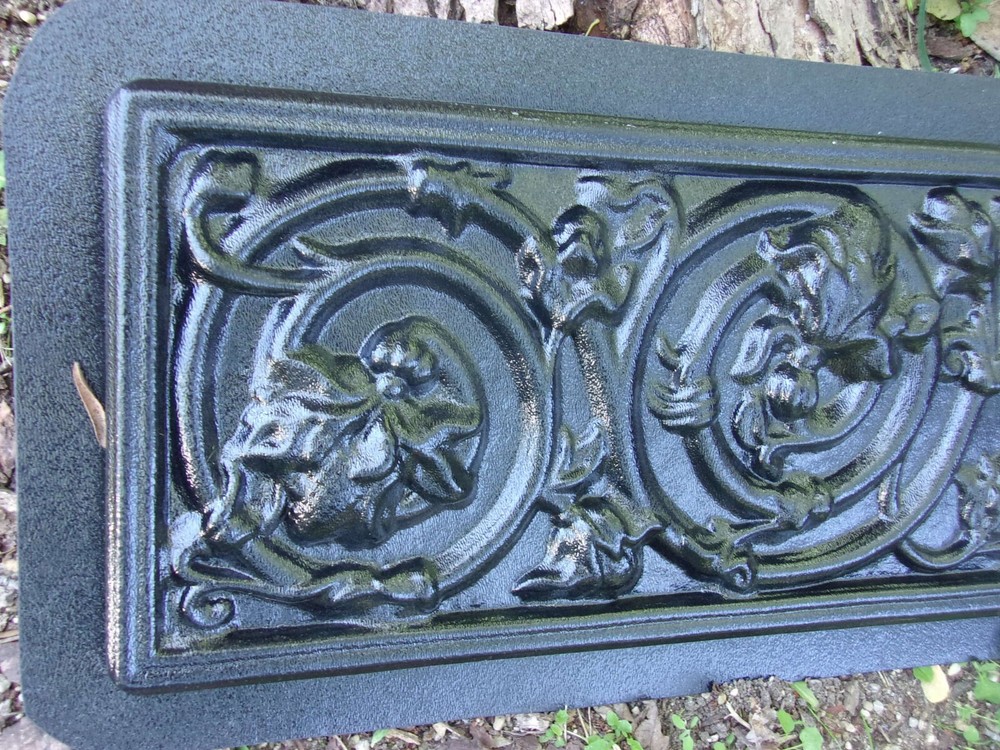 Pineapple trim decor plastic mold cement plaster casting mould 21" x 8" x 1/2"