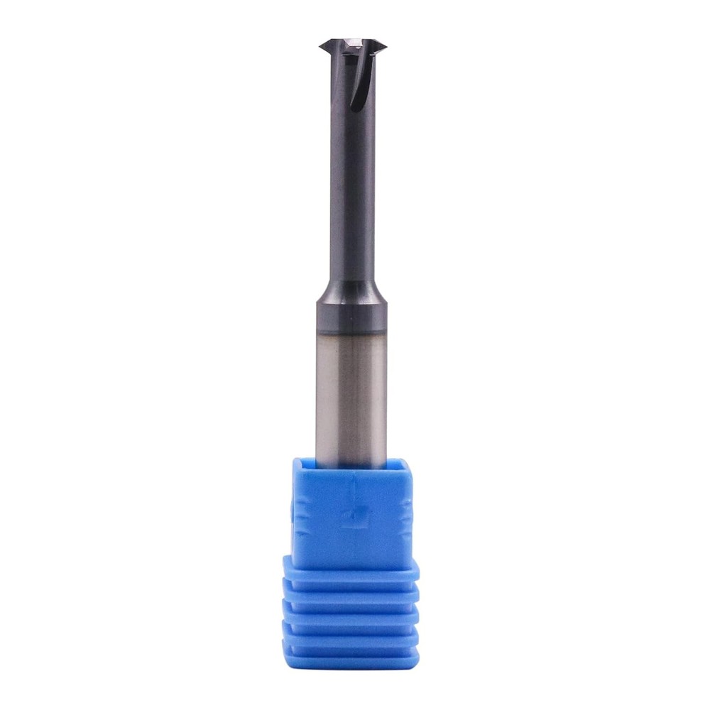 Solid Carbide Thread Mill M2.0x0.4 Single Tooth CNC Cutter for Hardened Steel