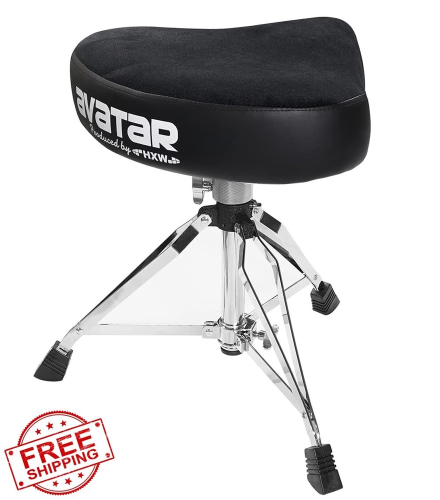 HXW Adjustable Drum Throne Seat Motorcycle Style