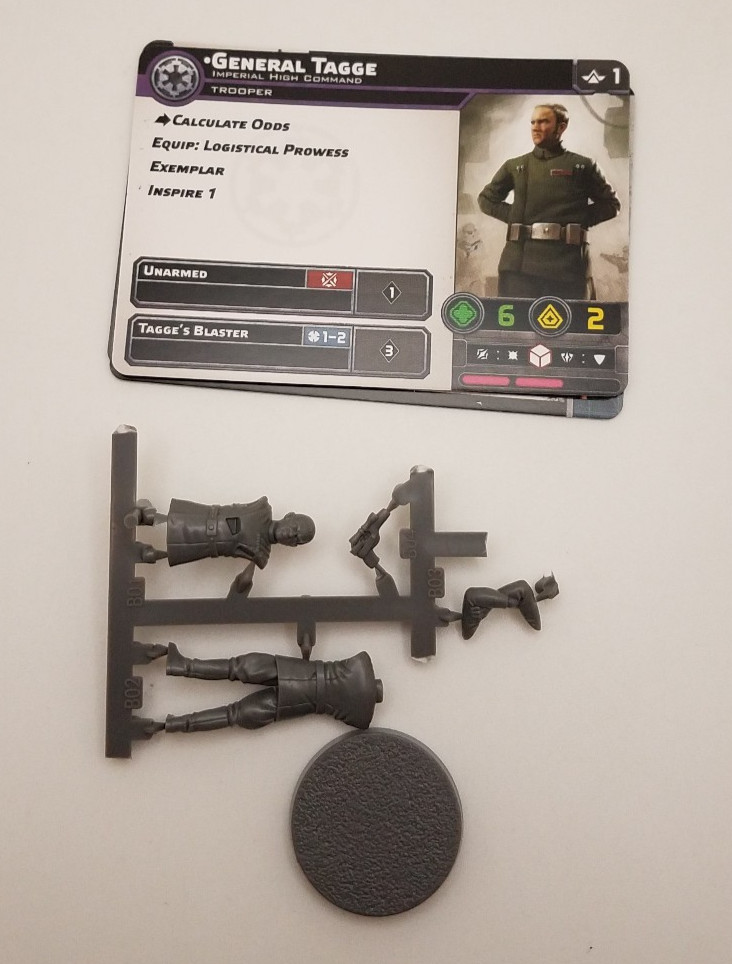 Star Wars Legion - Imperial High Command *General Tagge NoS & Cards*