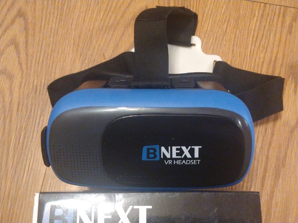 BNEXT VR HEADSET VIRTUAL REALITY GLASSES BLUE/BLACK ANDROID/IOS 4"-6.3" PHONES