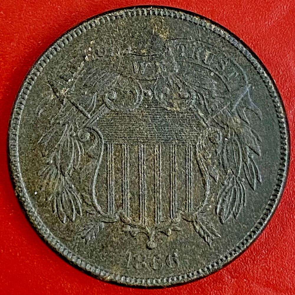 1866 TWO CENT PIECE