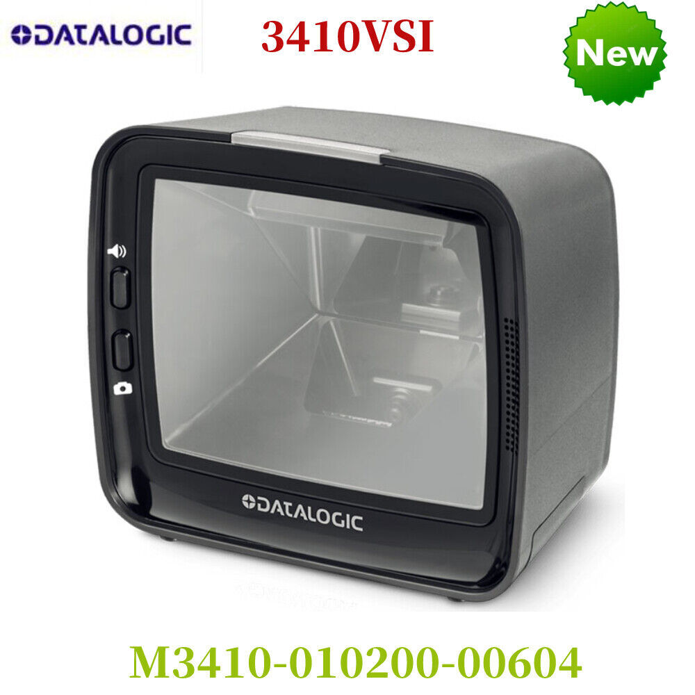 Datalogic Magellan 3410VSI 1D 2D USB Kit Barcode Scanner w/ Power Adapter Black