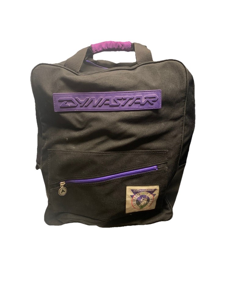 Vintage Dynastar Ski Duffle Boot Bag Purple
