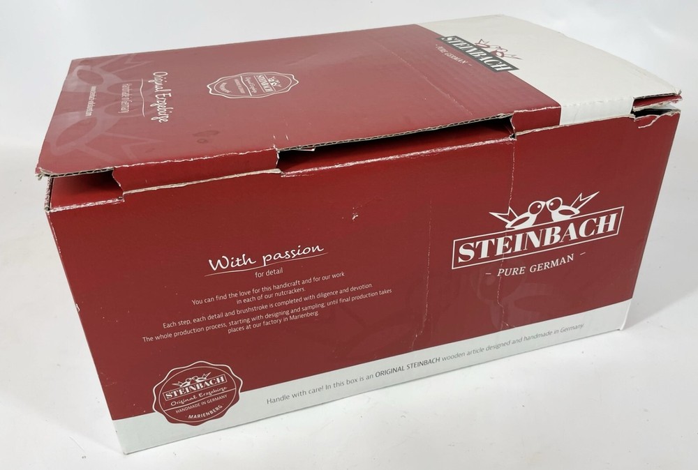 Steinbach Erzgebirge Germany Nutcracker Troll Irish Patrick Nutcracker BOX ONLY