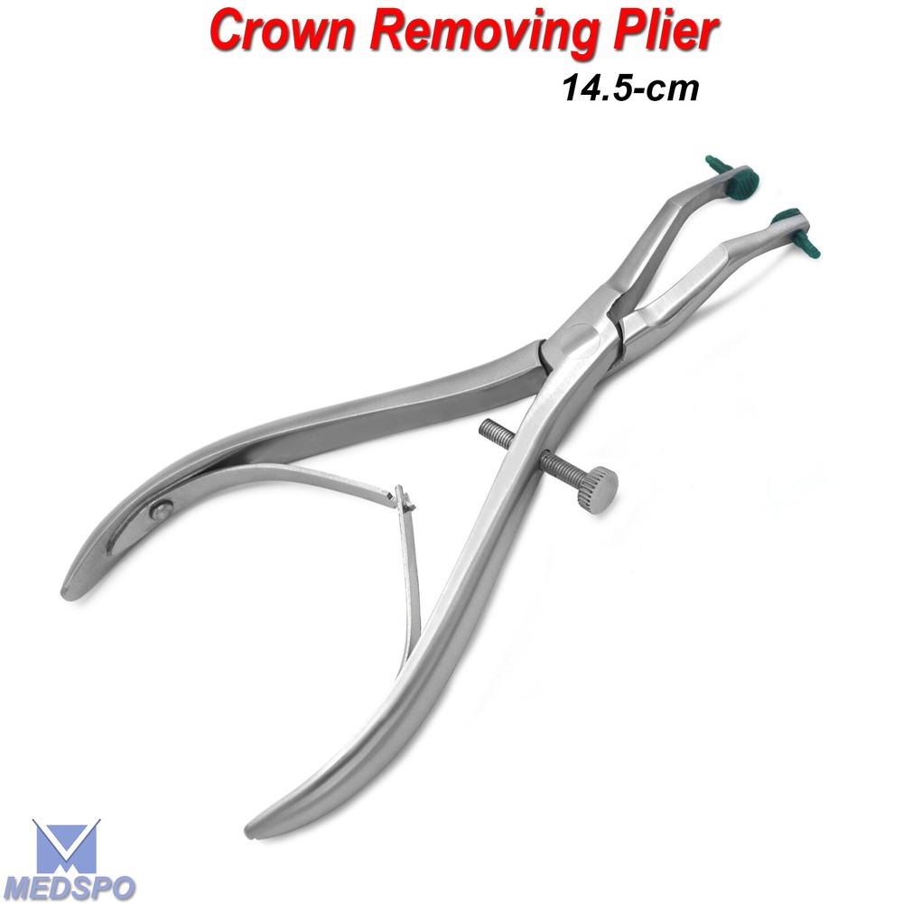 Dental Crown Remover Removing Forceps Replacement Pliers Silicone Soft Pads Lab