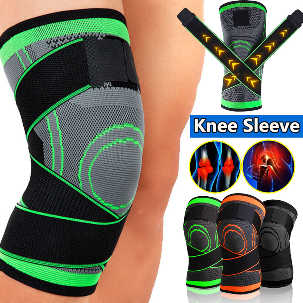 Knee Brace Compression Sleeve Meniscus Support Strap Joint Pain Relief Arthritis
