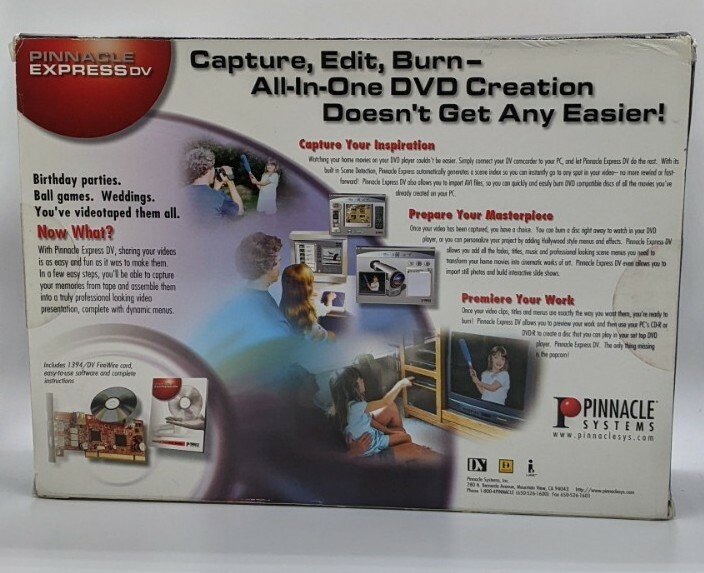 Pinnacle Express DV Open Box Sealed Content - Amazing Video Effects