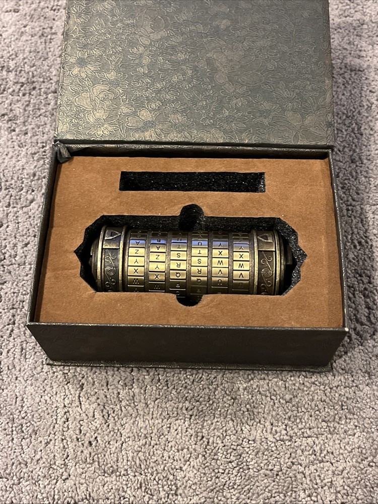 Da Vinci Code Mini cylinder puzzle Cryptex Valentines Day Romantic Birthday