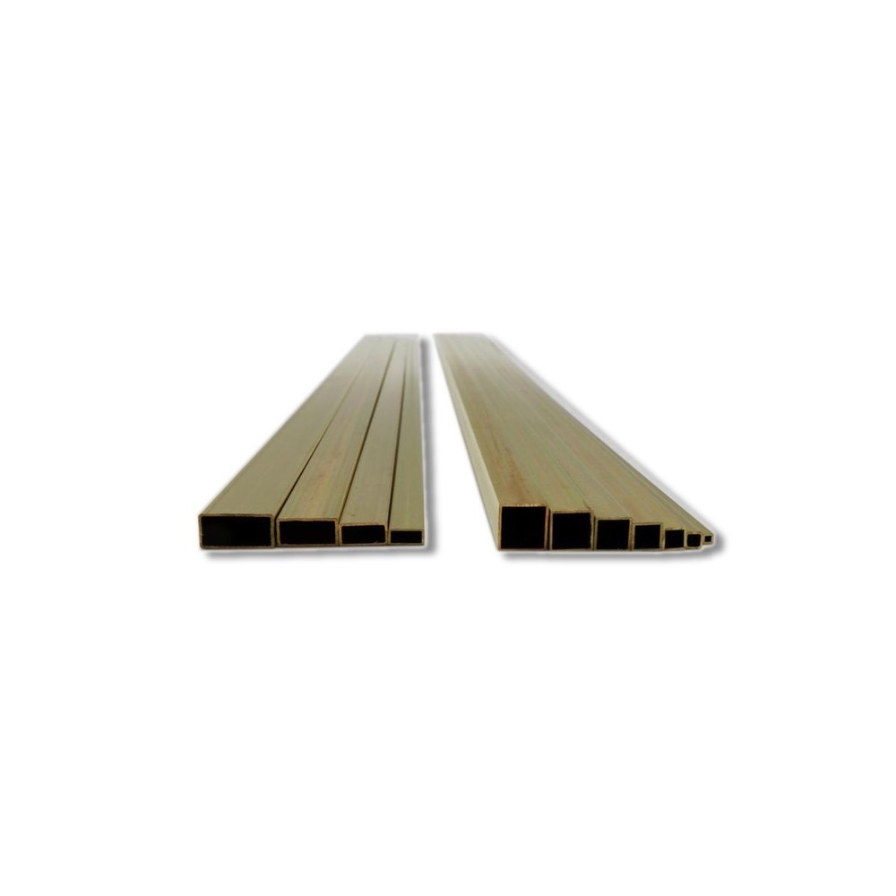 K&S 12 in Square/Rectangular Brass Tube 13406