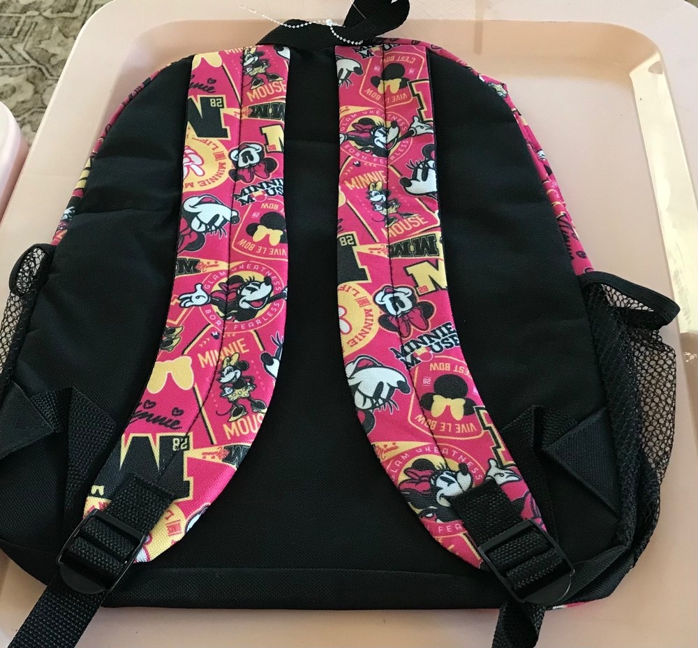 fast foward, minnie mouse back pack