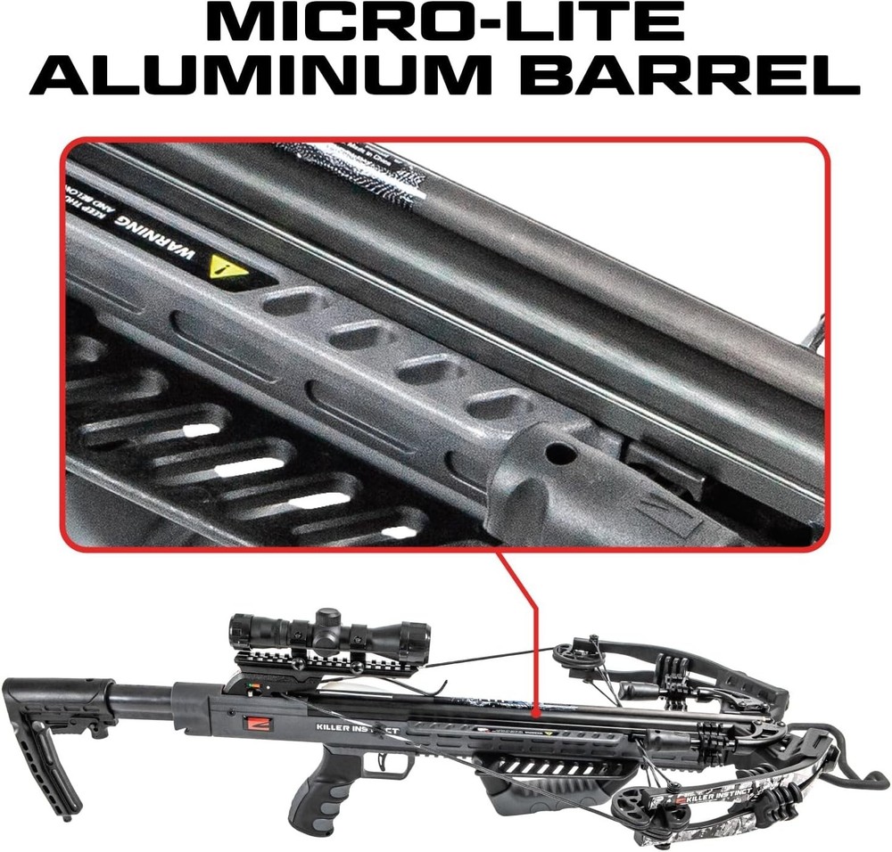 Optimized Burner Crossbow 415 FPS - Adjustable Fit & Pro Hunter's Kit