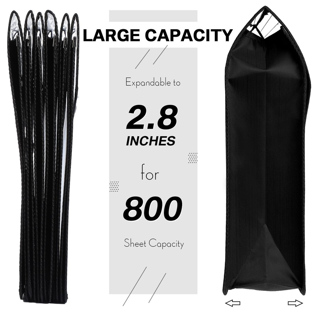 10 Pieces Plastic File Folders Envelope Expanding File Wallet Organizer Docum...