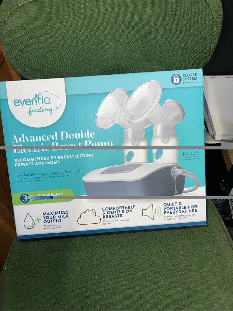 Evenflo Advanced Double Electric Breast Pump Model 2951 New in Box