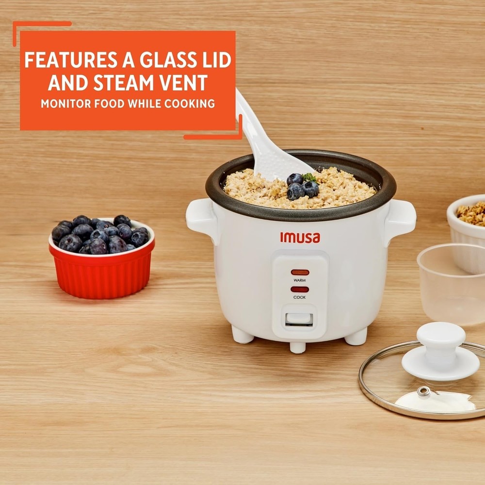 Aluminum Rice Cooker with Non-Stick Ceramic Pot
