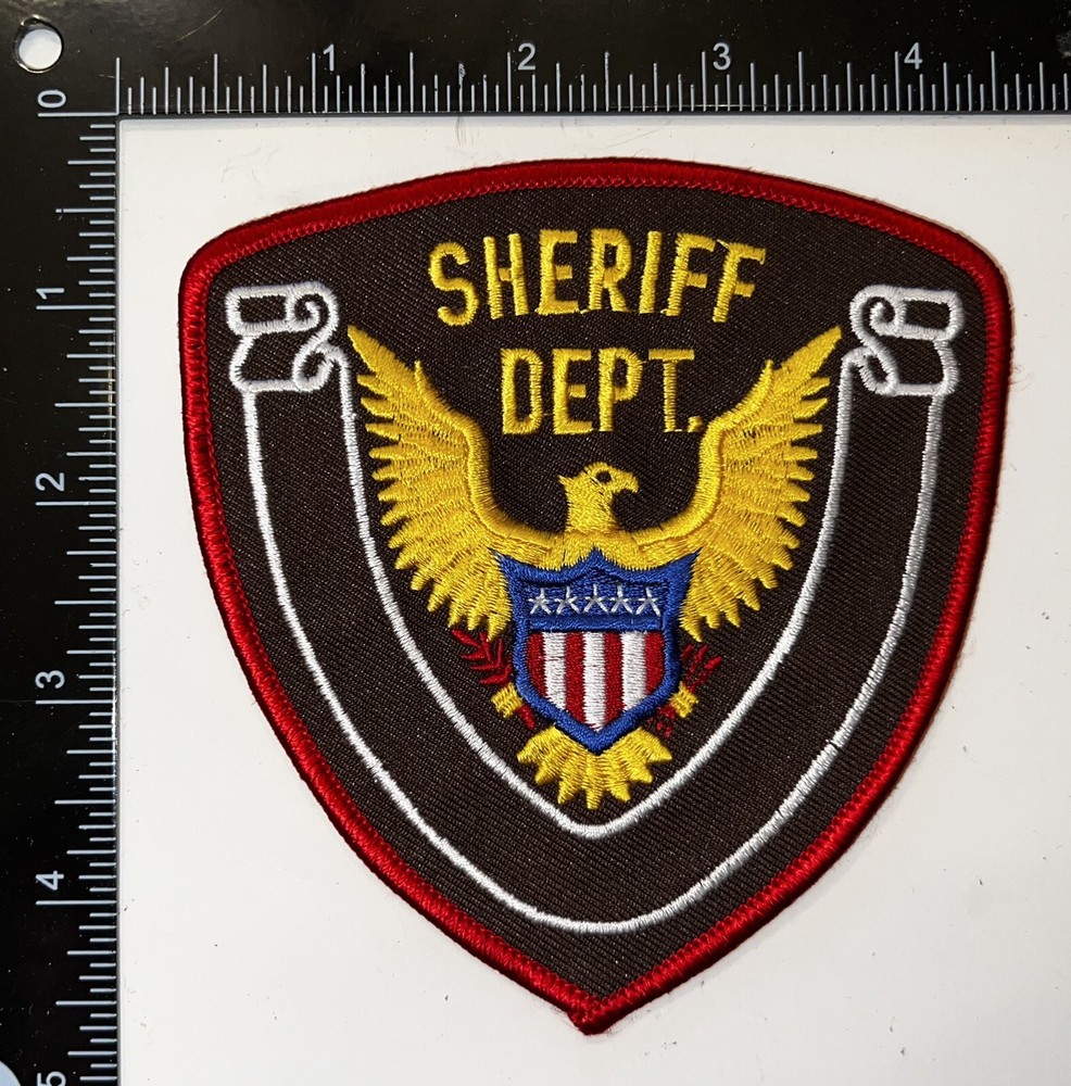 VINTAGE OBSOLETE UNKNOWN Sheriff Department Patch